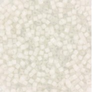Miyuki delica kralen 11/0 - White lined ab crystal DB-66